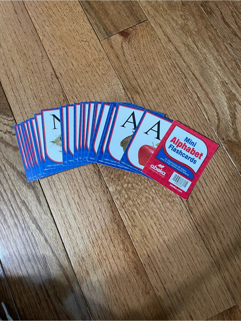 Abeka Mini Alphabet Flashcards